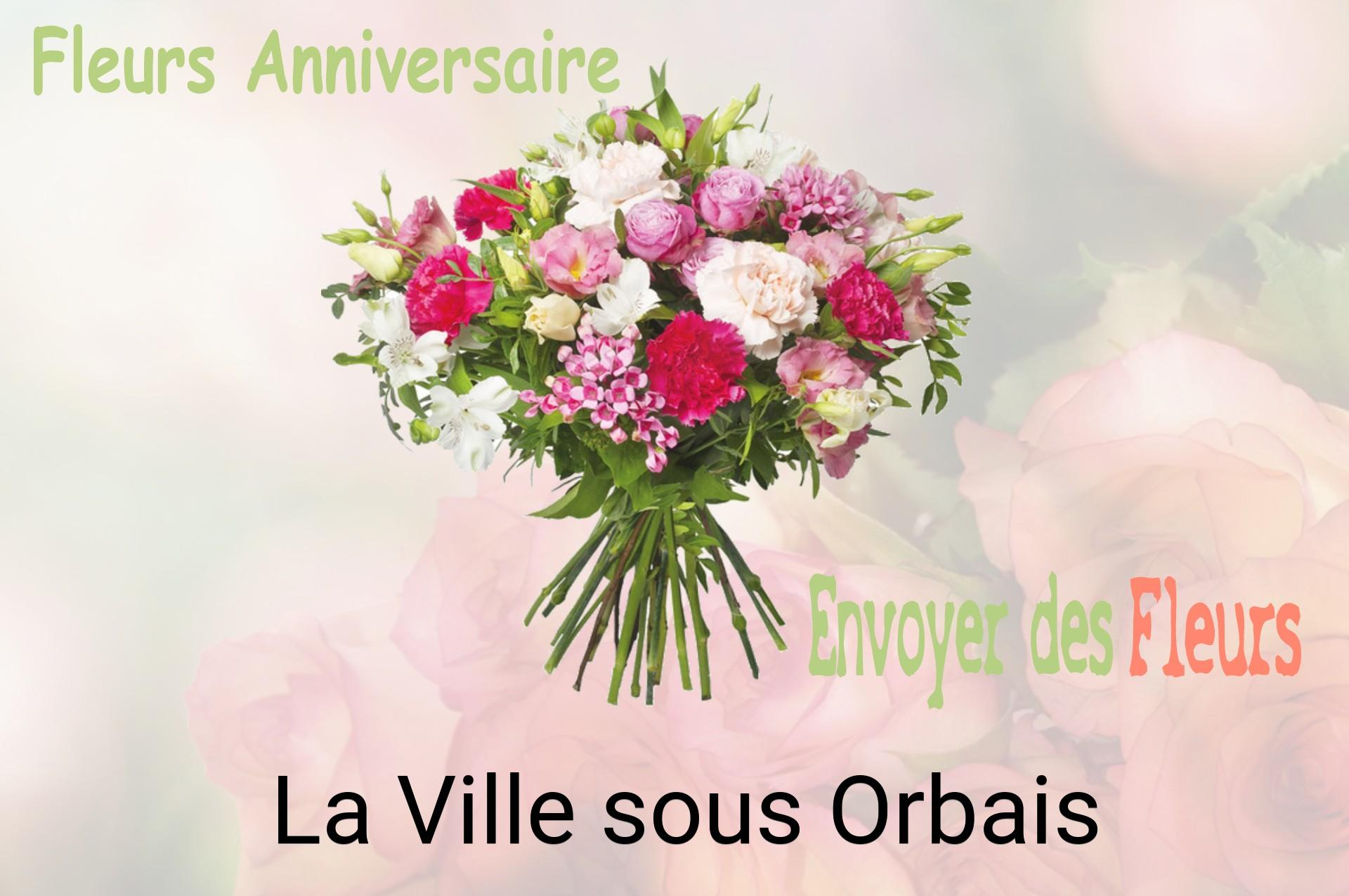 Bouquet de fleurs d’anniversaire livré à La Ville-sous-Orbais