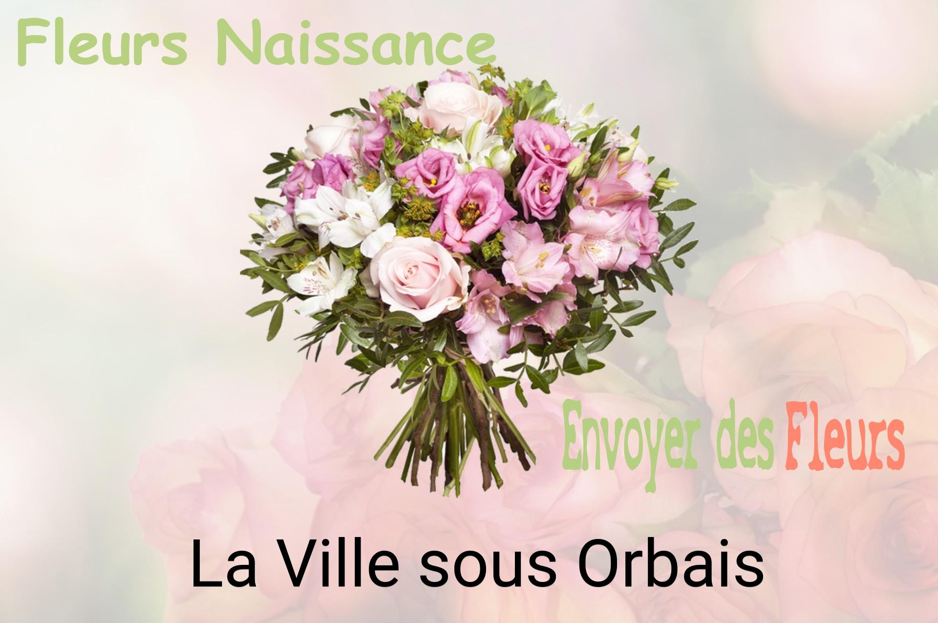 Bouquet de fleurs de naissance livré à La Ville-sous-Orbais